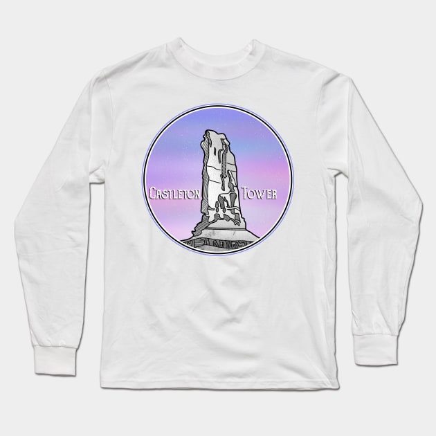 Castle Rock Long Sleeve T-Shirt by mailboxdisco